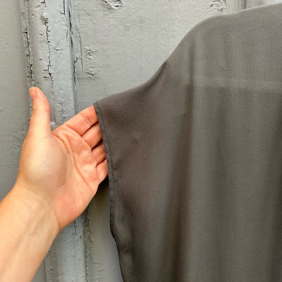 Vince Georgette Silk Cap Dolman Sleeve Blouse, Small (oversized) - Picture 6 of 8